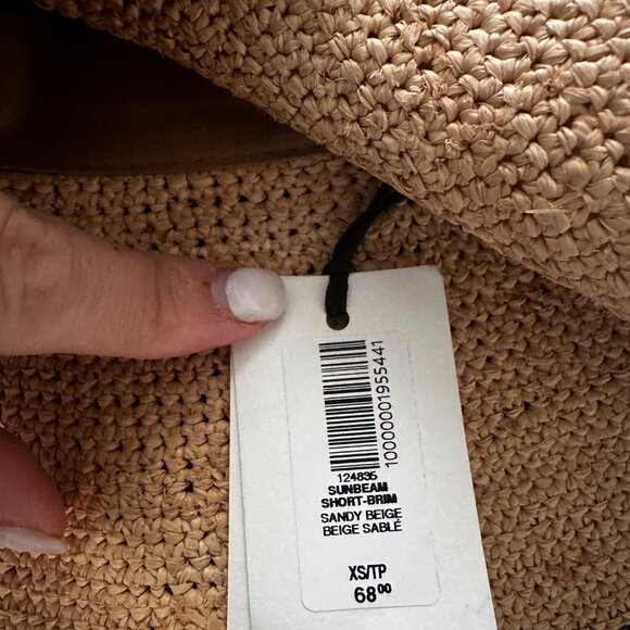 Aritzia Sunbeam Raffia Short-brim Hat - Picture 2 of 4